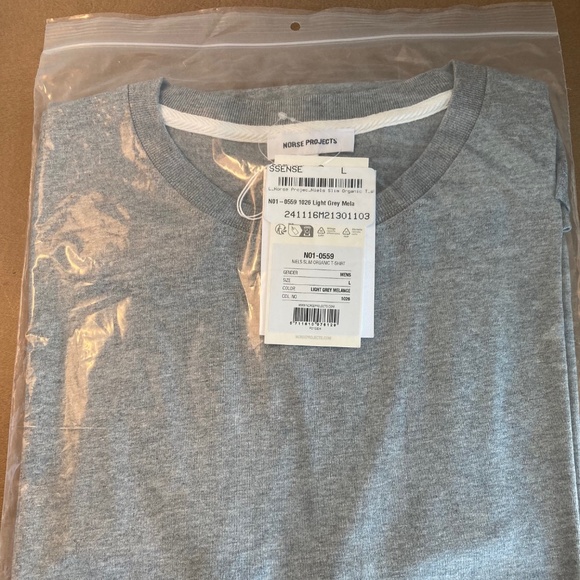 Norse Projects, NIELS STANDARD T-SHIRT, NWT, gray - Picture 2 of 7